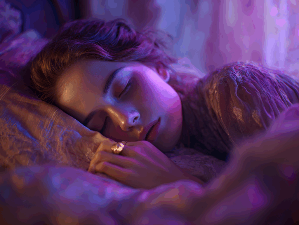 انگشتر طلای درخشان در خواب