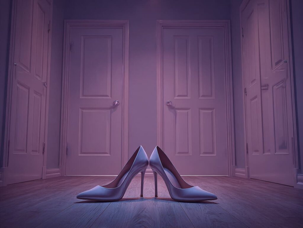 یک جفت کفش نو و زیبا