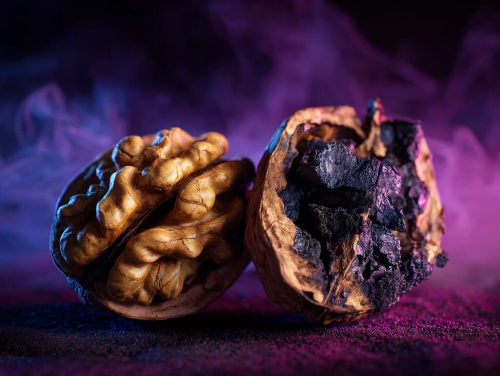 مغز گردوی سالم و سفید