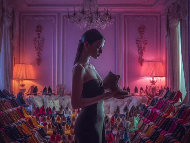 فردی در حال گشتن به دنبال کفش گمشده