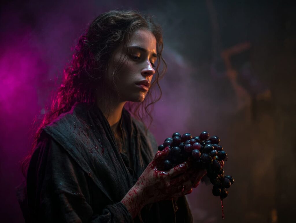 خوشه انگور سیاه درشت