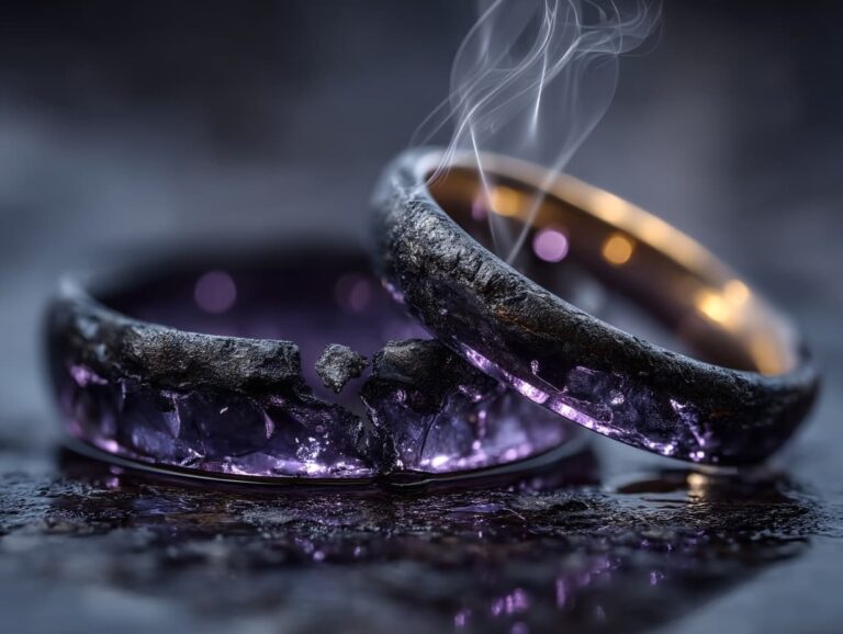 نماد دو حلقه ازدواج جدا شده