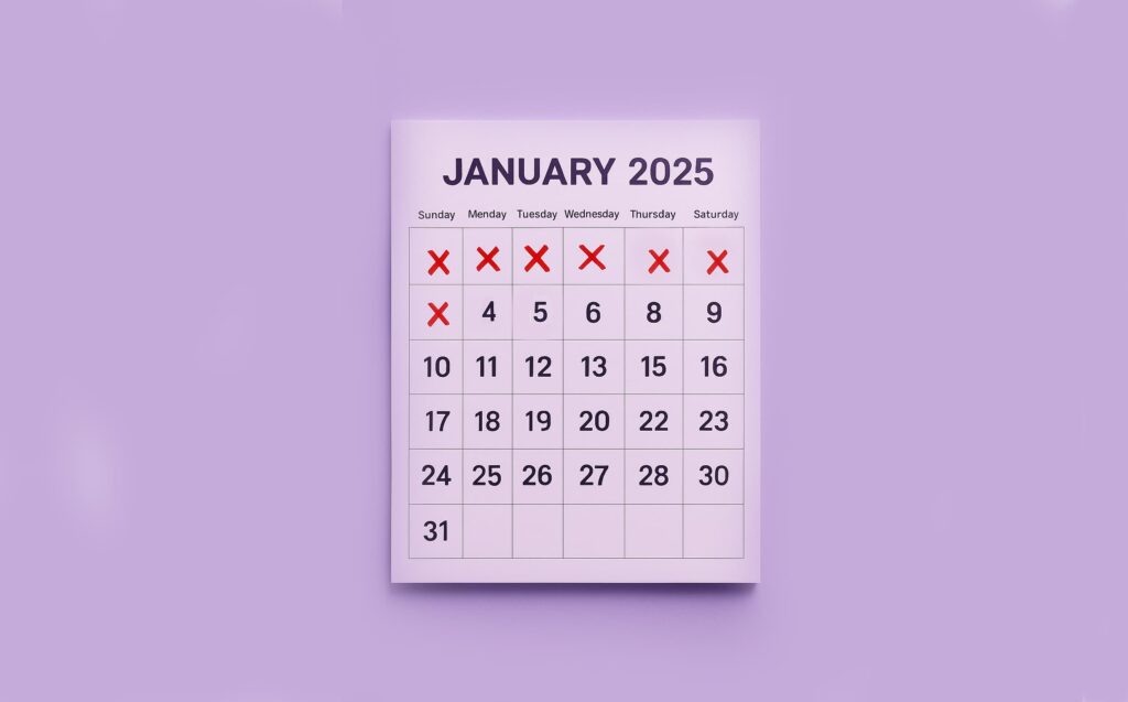 تقویم قاعدگی در خواب