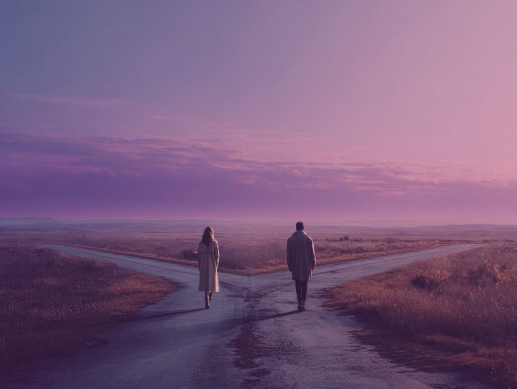 دو نفر که در خواب از هم جدا می شوند